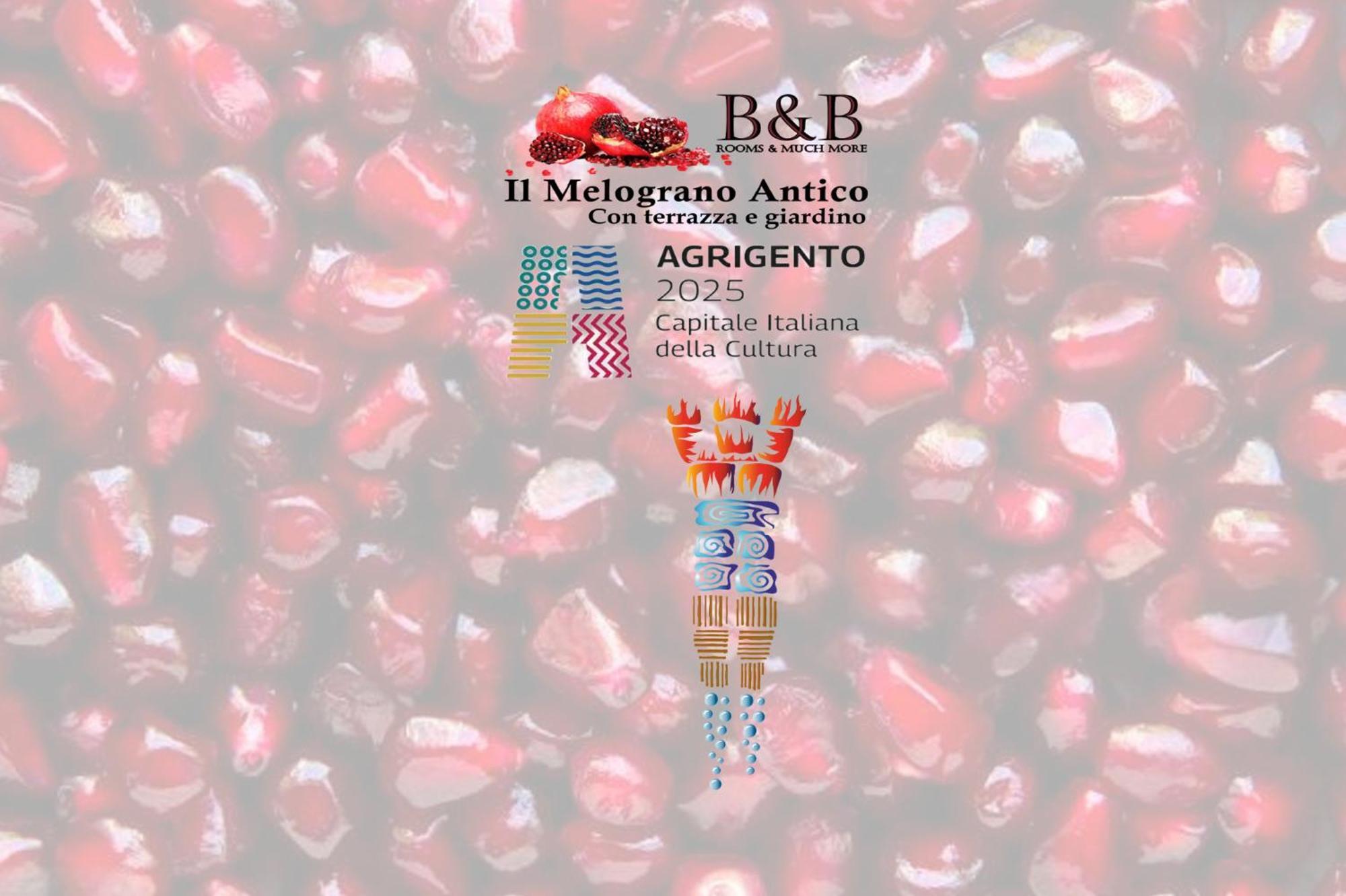 B&B Il Melograno Antico Con Terrazza E Giardino Agrigento Dış mekan fotoğraf