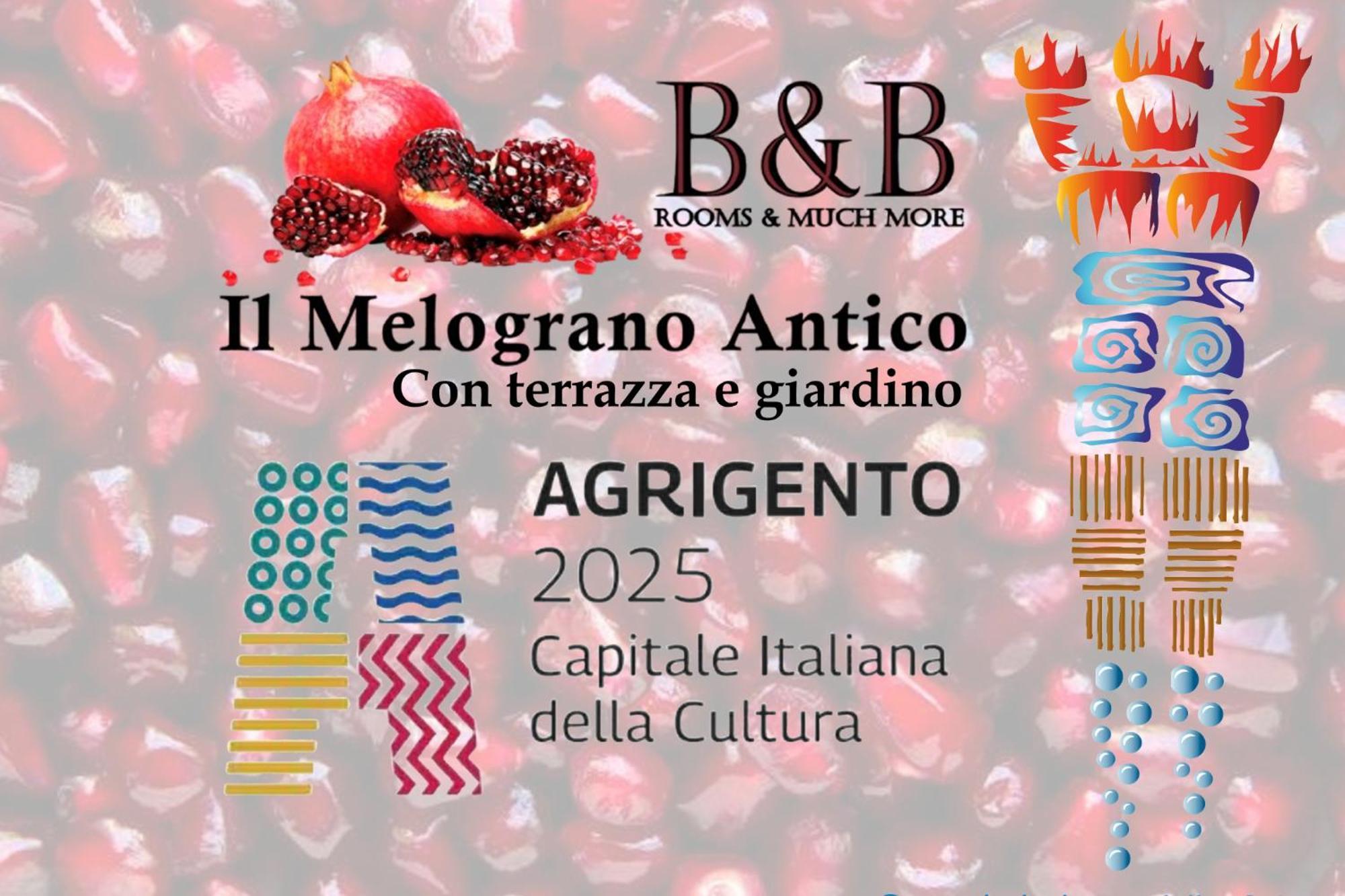 B&B Il Melograno Antico Con Terrazza E Giardino Agrigento Dış mekan fotoğraf